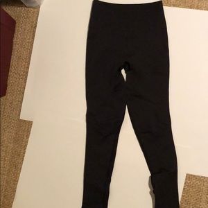 Full length black leggings